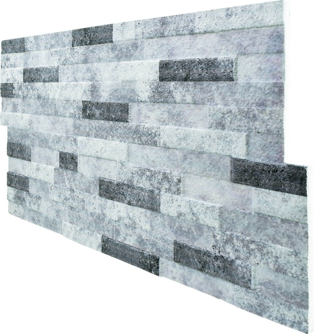 5 Adet (2,5m2) x Patlatma Taş Desenli 3 Boyutlu Renkli Strafor Köpük Duvar Kaplama Paneli (PT-206)