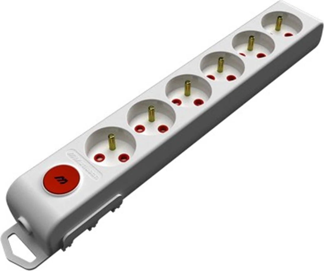 Mutlusan Rı-Tech 6lı 5mt Anahtarlı Upsli Grup Priz (001 175 640002 05 00)