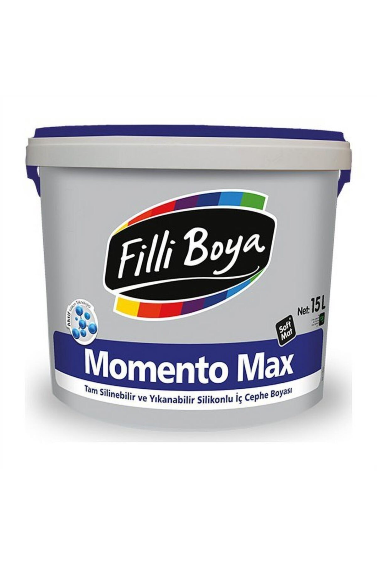 Momento Max Silinebilir İç Cephe Duvar Boyası 7,5lt Renk: Andezit60