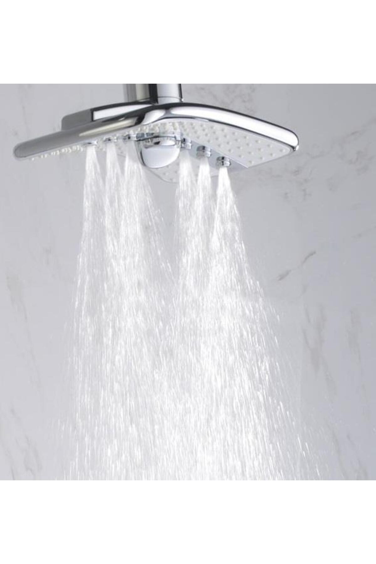 Denver Yağmurlama Duş set ve Elmas Banyo Bataryası Set (2li Set)