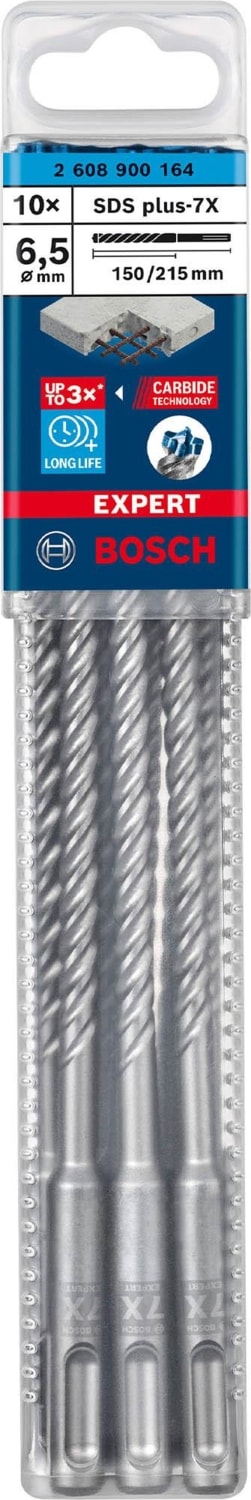 Expert 6.5X215 mm 10’lu Yeni Sds Plus-7x Matkap Ucu 2608900164