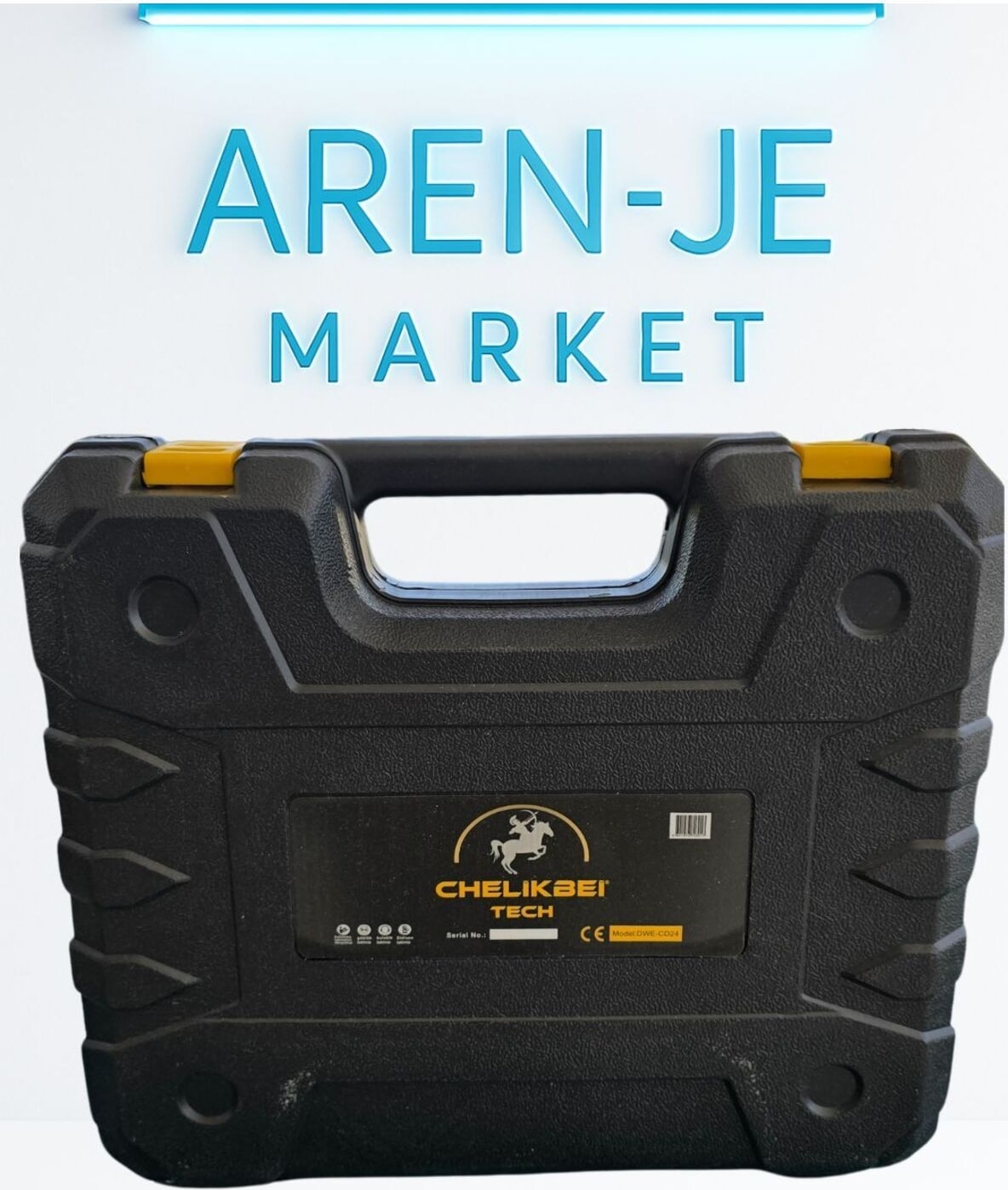 Aren-Je CD24 24V Şarjlı Matkap Vidalama Seti – 2 Bataryalı + Uç Takımı + Taşıma Çantalı