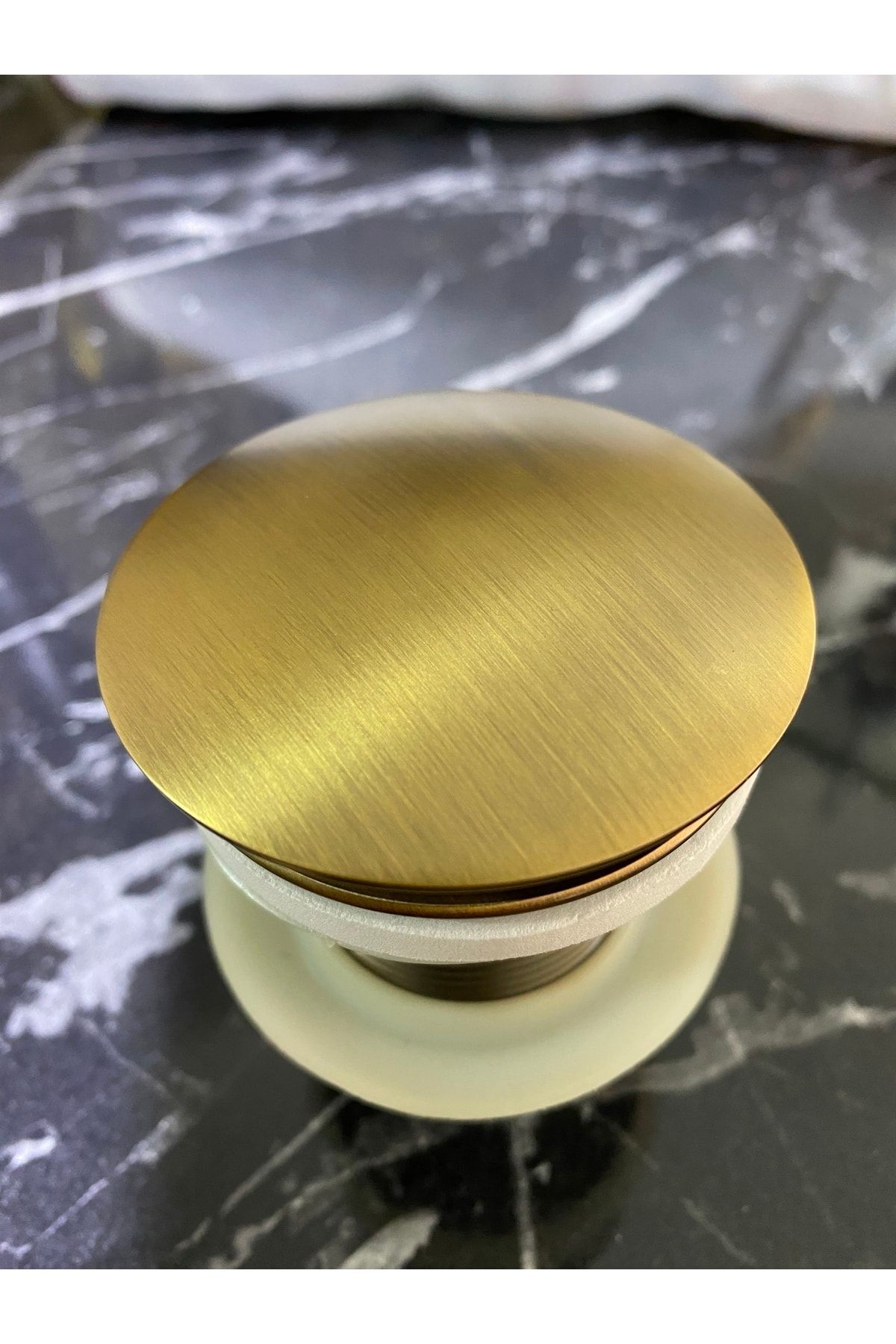 Mat Gold Lavabo Gideri Antik Gold Lavabo Süzgeci Pirinç Malzeme