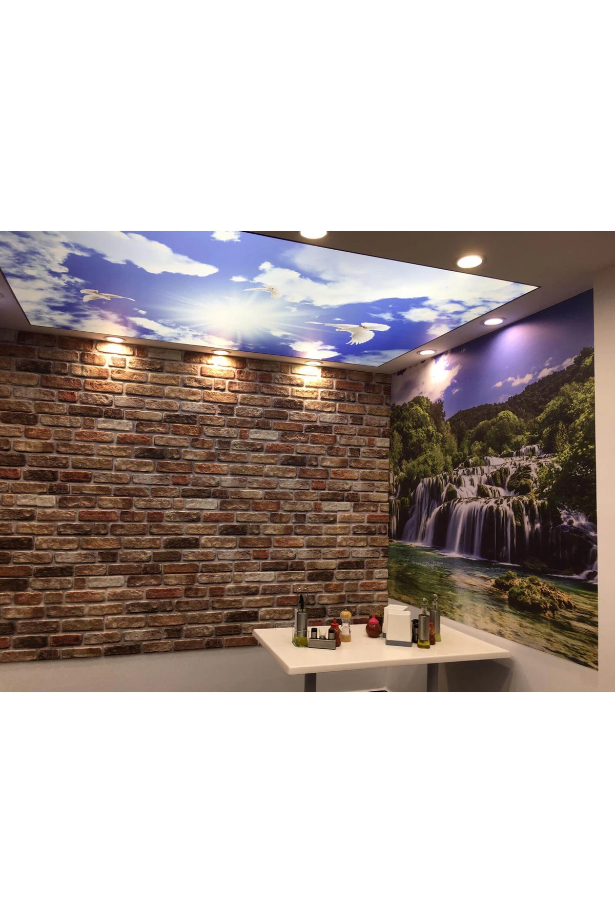 5 Adet (2,5M2) X Tuğla Desenli 3 Boyutlu Renkli Strafor Köpük Duvar Kaplama Paneli (BR-508)