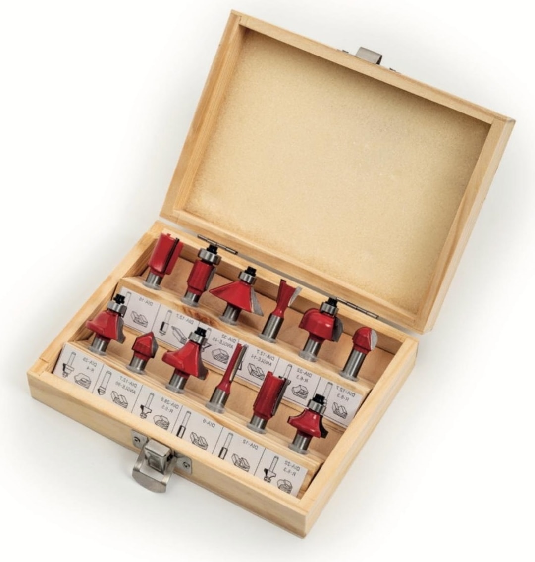 BOSCH 2317 Freze Bıçak Set 6 mm 12 Parça