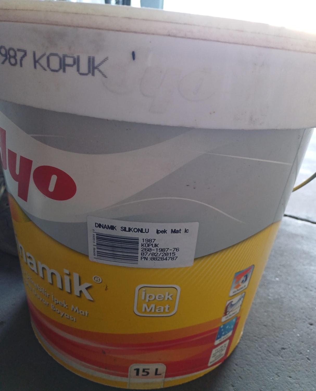 Iç Cephe Boyası 15L1987 Köpükrengi