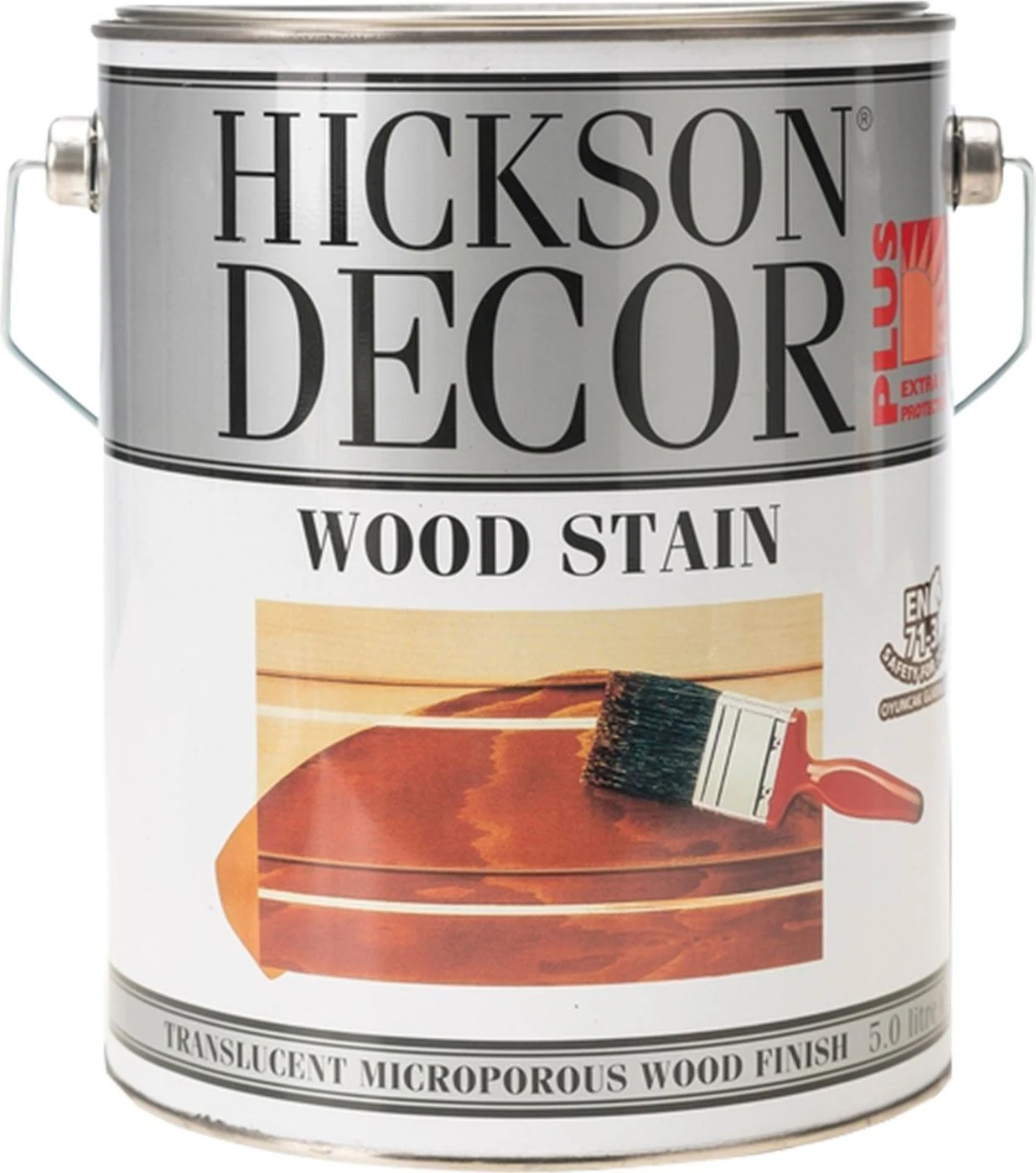 Hıckson Decor Ultra Plus Wood Dış Cephe Ahşap Boyası 15 Lt-Walnut
