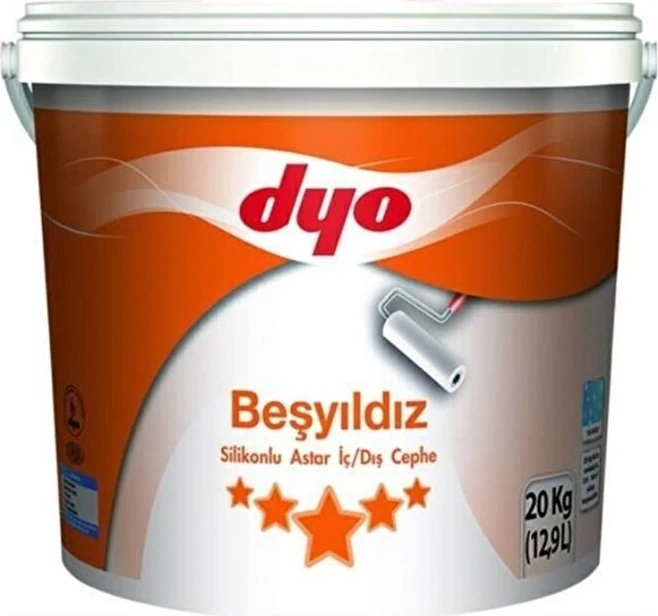 Beşyıldız Silikonlu Iç Dış Astar 3.5 kg Beyaz