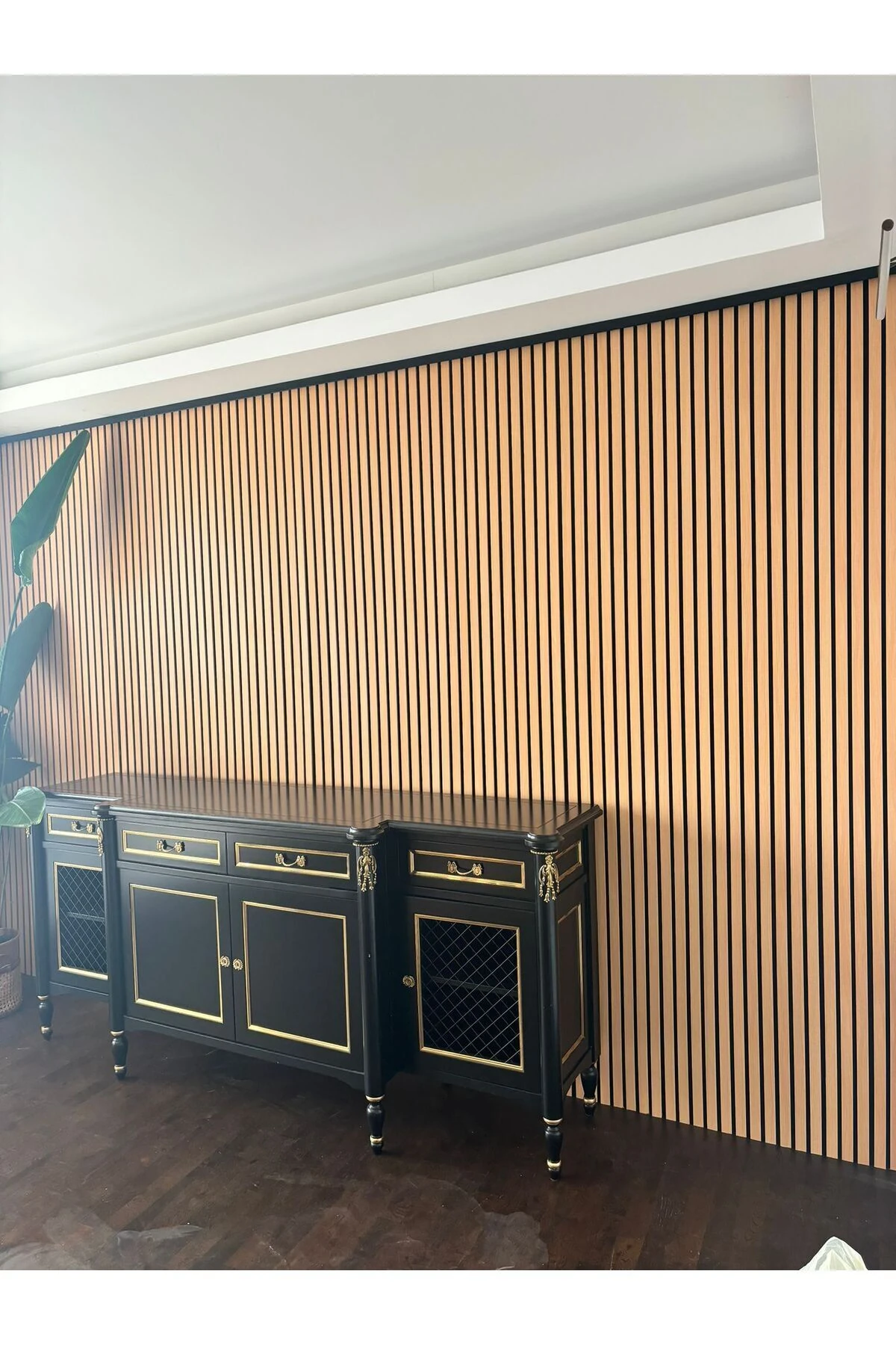 Mdf Ahşap Akustik Duvar Paneli 60x275 Cm - Kayın