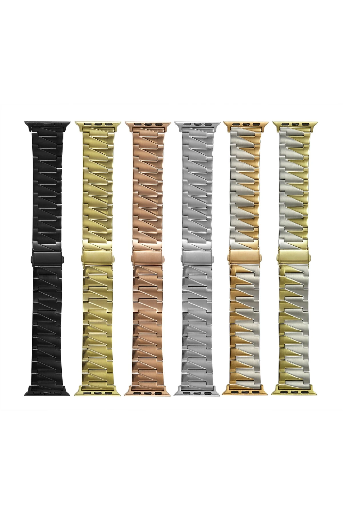 Apple Watch 42 Mm Için Prizma Model Krd-48 Metal Kayış-kordon