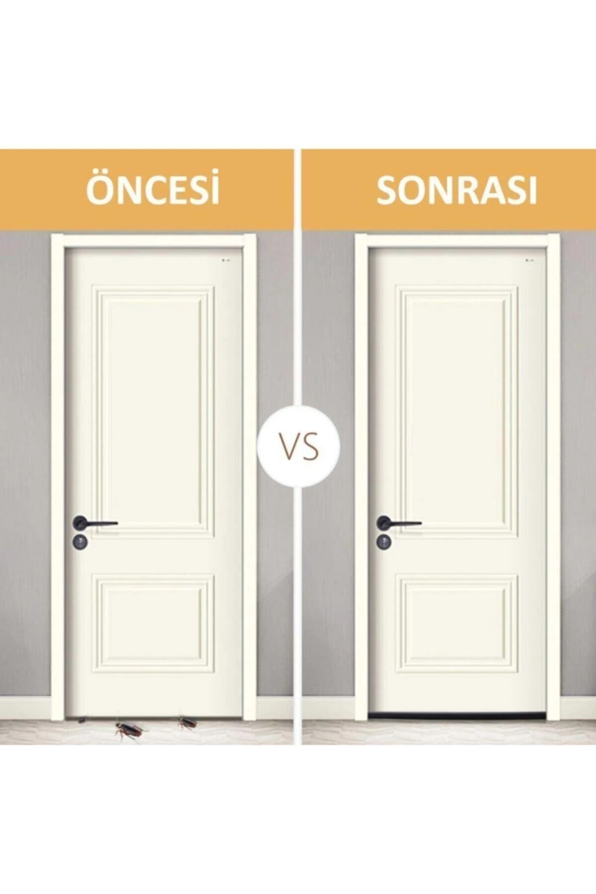 9 Adet Çift Taraflı Kapı Altı Rüzgar Isı Yalıtım Ses Önleyici Sünger Rüzgarlık Izolasyon