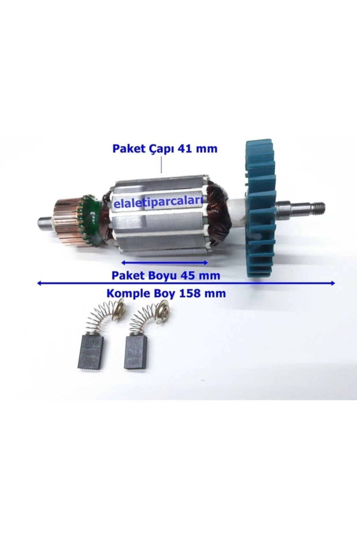 Makita Tipi Ga 6010 Endüvi Rotor Kollektör Ve Kömürü