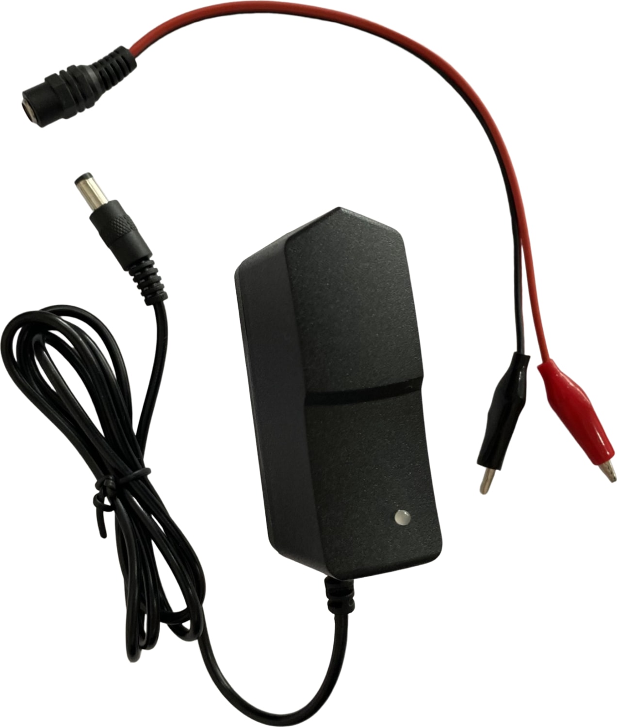12 Volt Akülü Arabalar Için Şarj Adaptörü LED Işıklı Dolum Bittiğinde Yeşil Işık Yanar