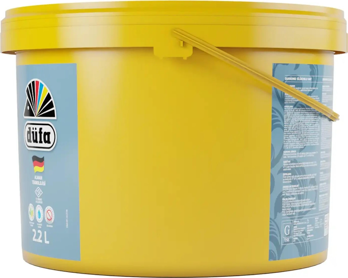 Diamond Silikonlu Mat İç Cephe Duvar Boyası Beyaz 2.2 l