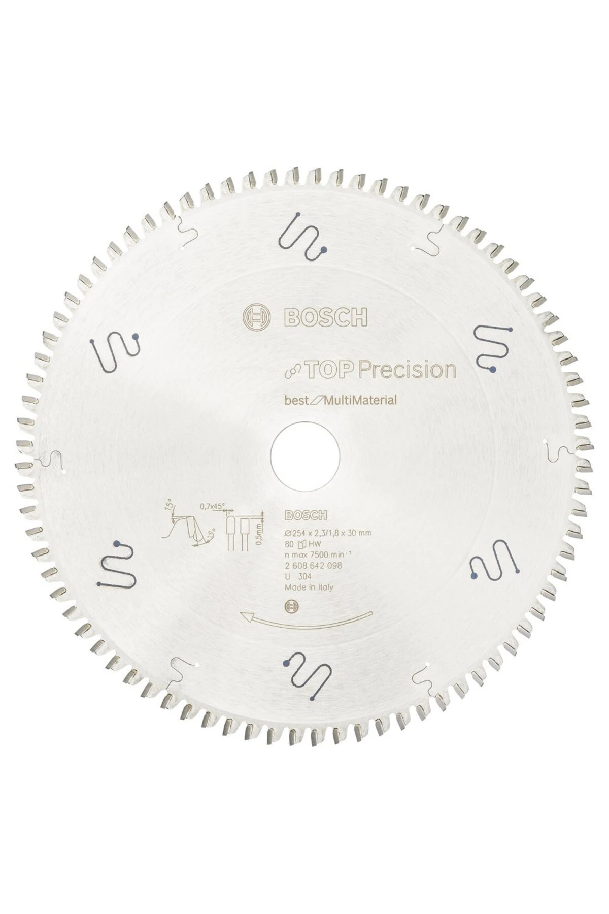 - Best Serisi Hassas Kesim Çoklu Malzeme için Daire Testere Bıçağı 254*30 mm 80 Diş