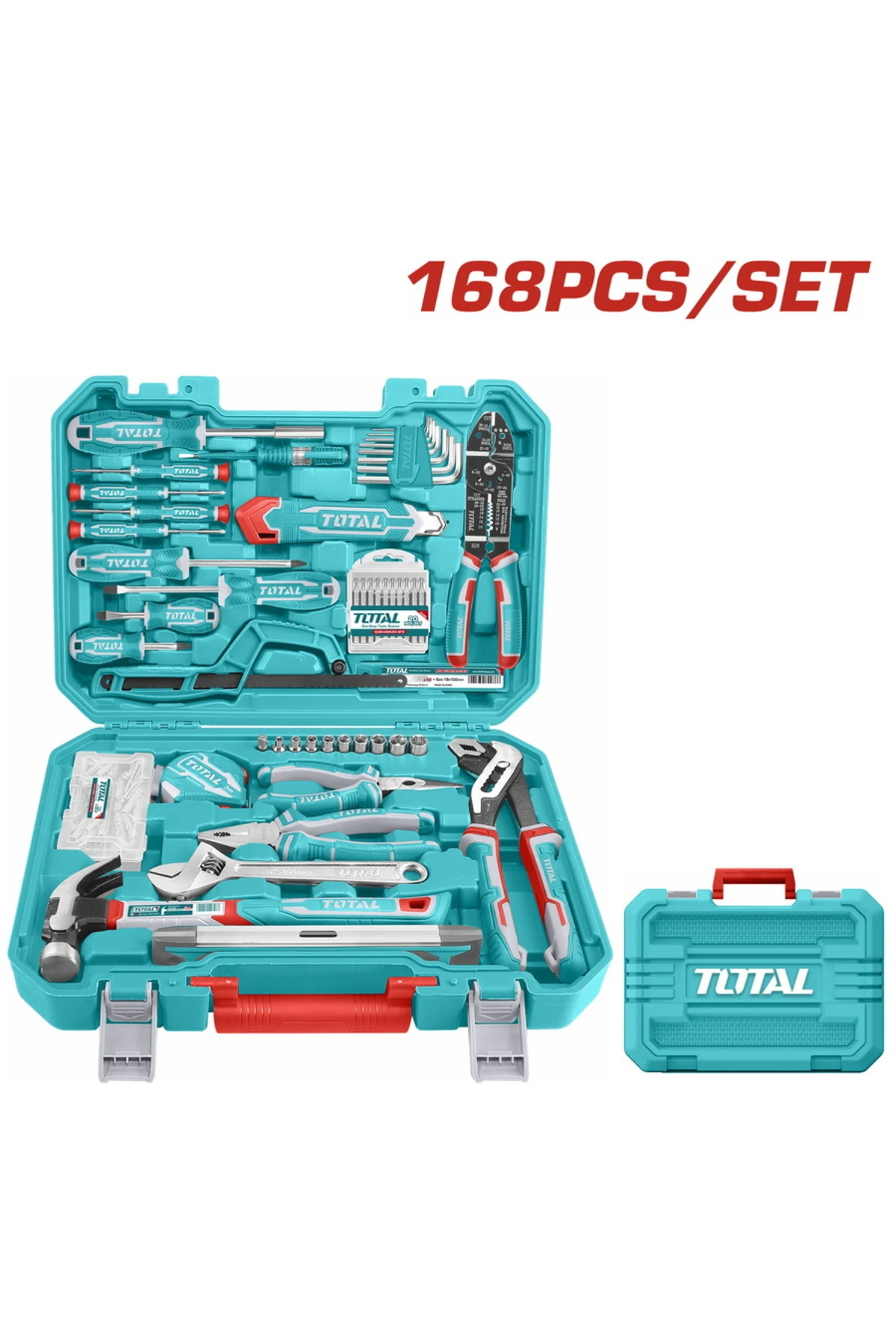 168 Parça Tam Profesyonel El Aleti Seti THKTHP21686 NMS HIRDAVAT