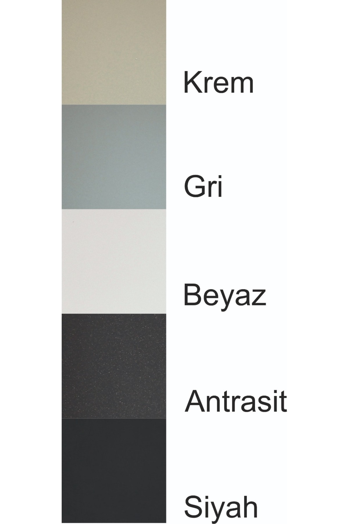 BLO -50/40 TEK GÖZ GRANİT EVYE SİYAH-BEYAZ-KREM-ANTRASİT-GRİ BEYAZ