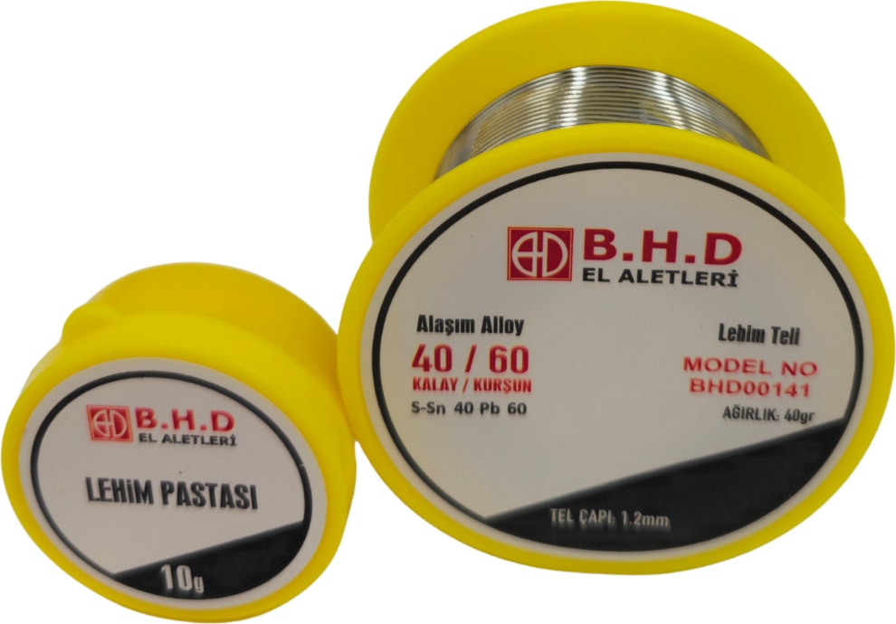 B.h.d BHD00141 10GR+40GR Lehim Pastası ve Lehim Teli Set