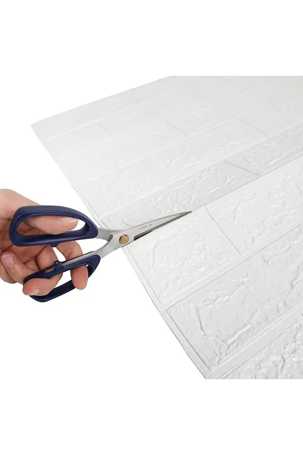 10 ADET 50x50 Cm Silinebilir Kendinden Yapışkanlı Duvar Kağıdı Esnek Köpük Panel 3d Tuğla Desen