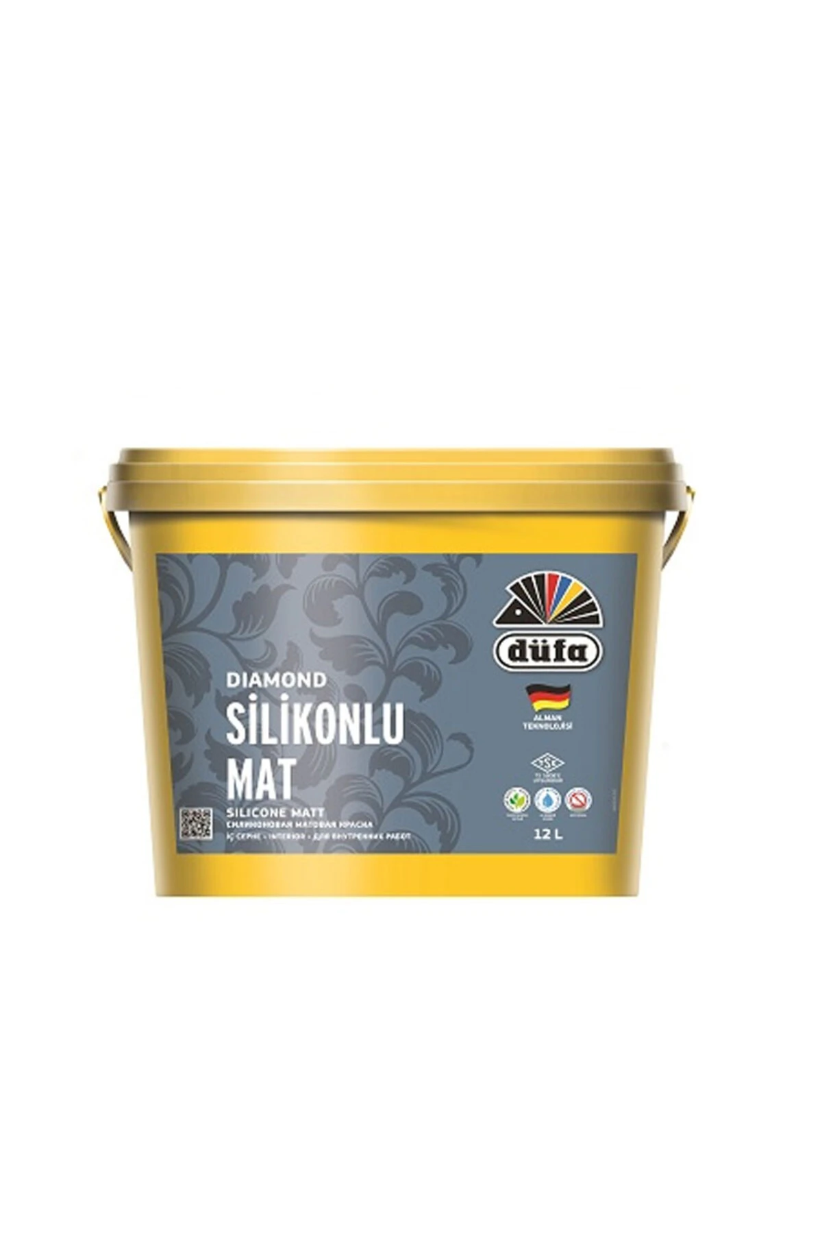 SİLİKONLU MAT 12 LT FERAH GRİ