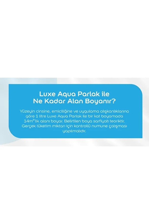 Aqua Luxe Su Bazlı Parlak Akrilik Esaslı Dekoratif Boya . Inci Tanesi 2.5 Lt