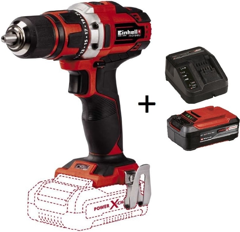 EİNHELL Te-Cd 18/40 Li (1x5.2 Ah Plus Starter Kit )18 V Akülü Vidalama Matkap