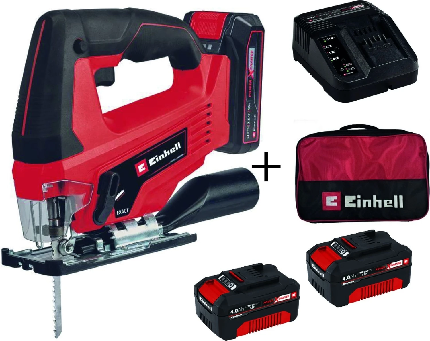 Tc-Js 18 Li Akülü Dekupaj Testere + 2X4AH Starterkit + Bez Çanta