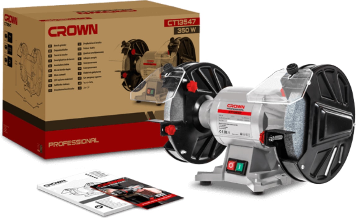 Bakır Sargılı Taş Motoru 350 Watt CT13547 | Profesyonel Taşlama Motoru 350 W Bileme Makinesi 200MM