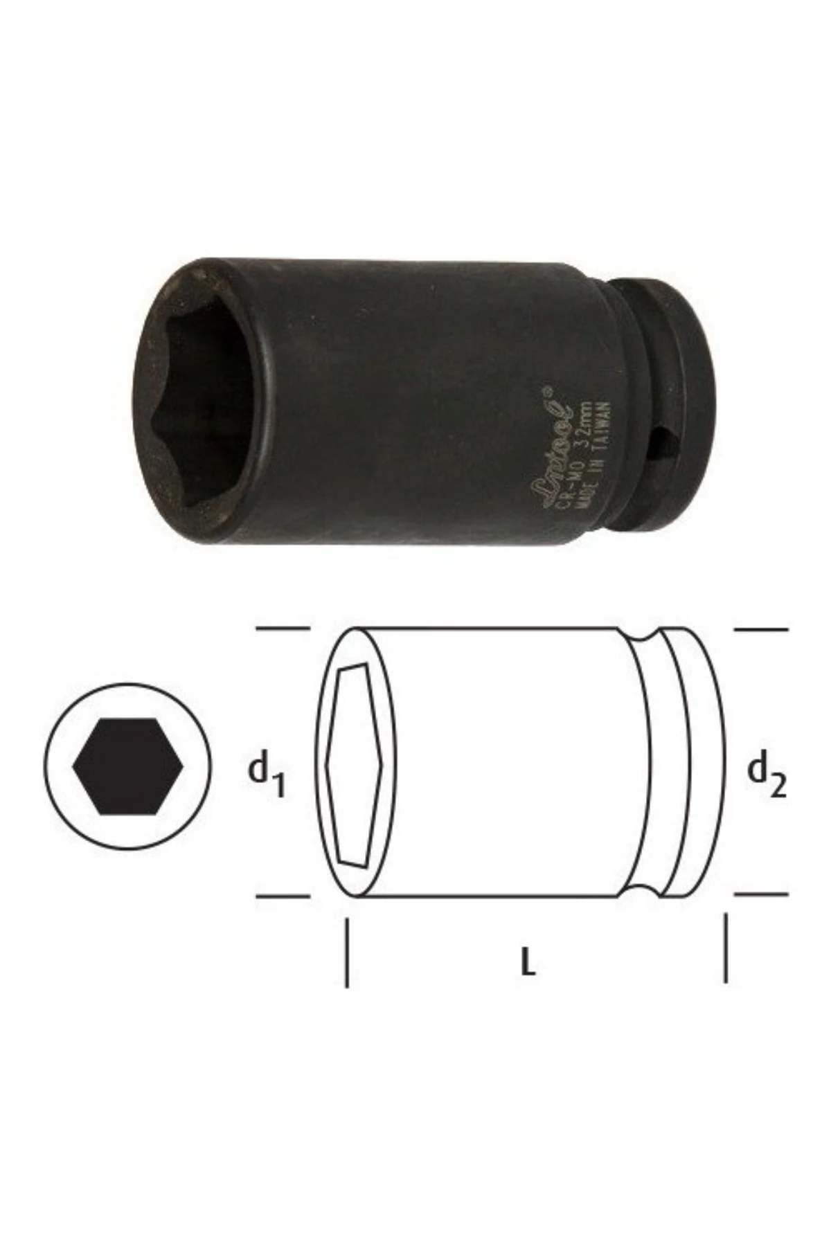3/4 Derin Lokma 25 Mm
