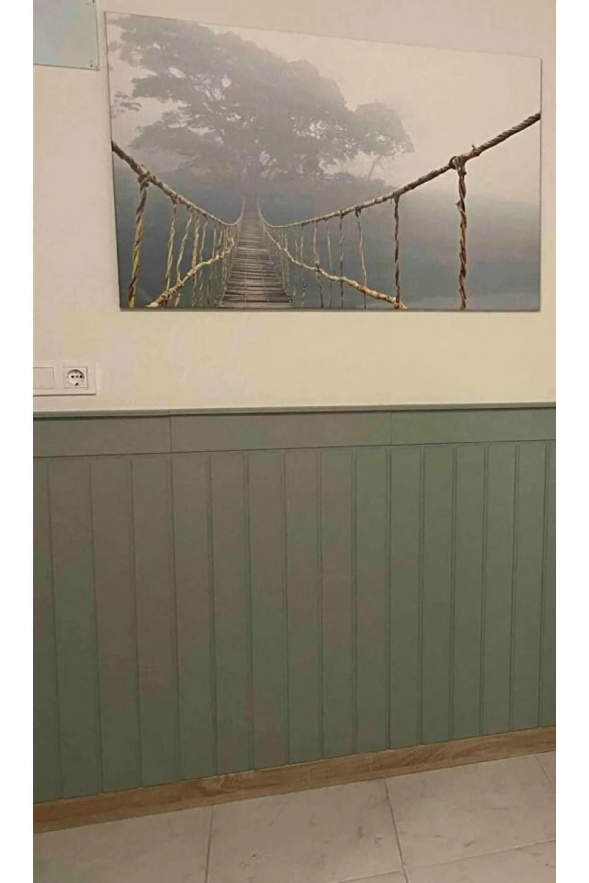 Iskandınav Model( 54 X 102 Cm )dekoratif Duvar Paneli Boyanabilir Ahşap 6 Mm Ham Mdf Duvar Paneli