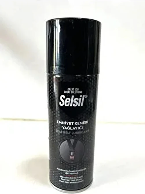 Emniyet Kemeri Yağlayıcı Sprey Anti-Statik Özellikli 200 ml