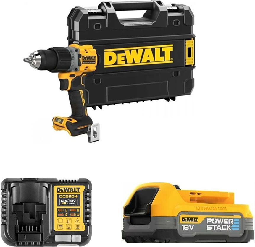 DCD805NT 3'lü Set Kömürsüz Darbeli Matkap 18V