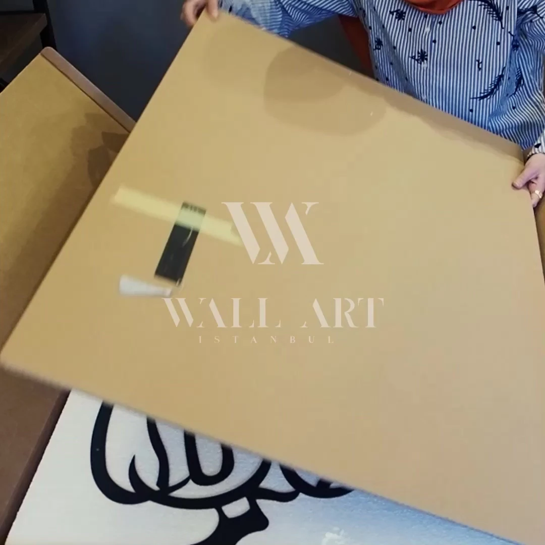 Semazen Metal Islami Duvar Tablosu - Dini Duvar Tabloları - Gümüş Renk - Mevlana Tablo - Wam025