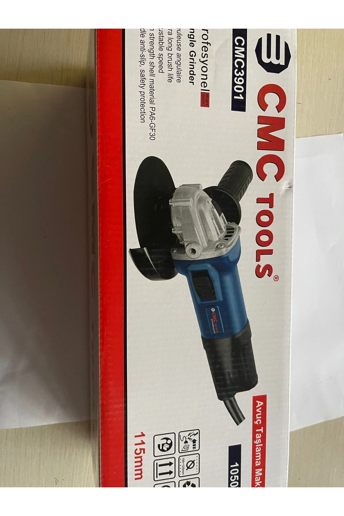 115 Mm 1050Watt Taşlama Ispiral