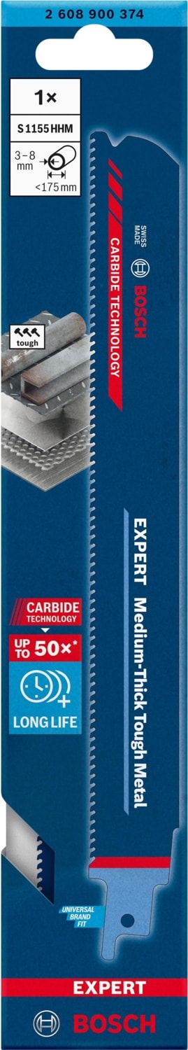 BOSCH Expert S 1155 Hhm Metal Için 225 mm Panter Testere 1'li 2608900374
