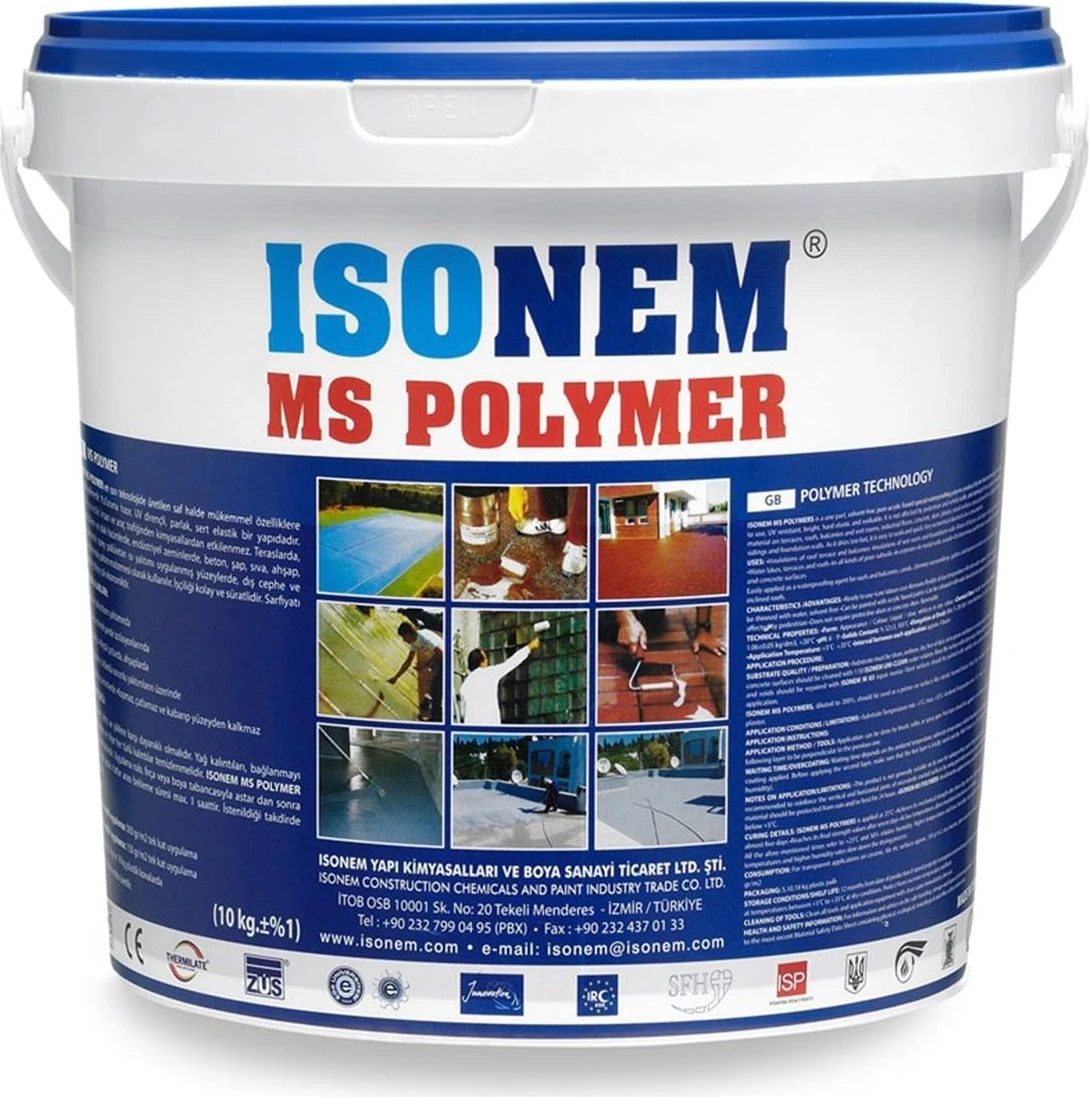 Isonem Ms Polymer 10 kg Beyaz
