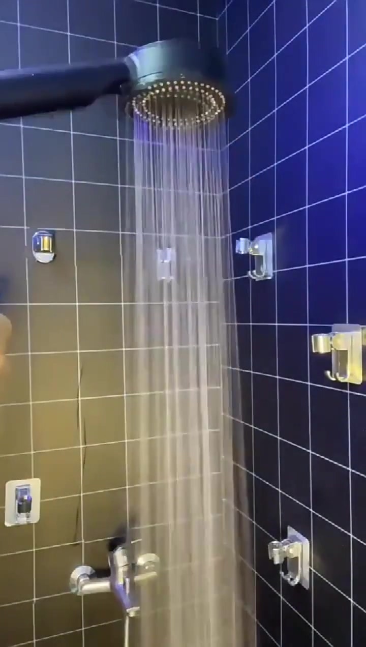 5 Fonksiyonlu Duş Başlığı Ve Siyah Duş Hortumu 150 Cm Set