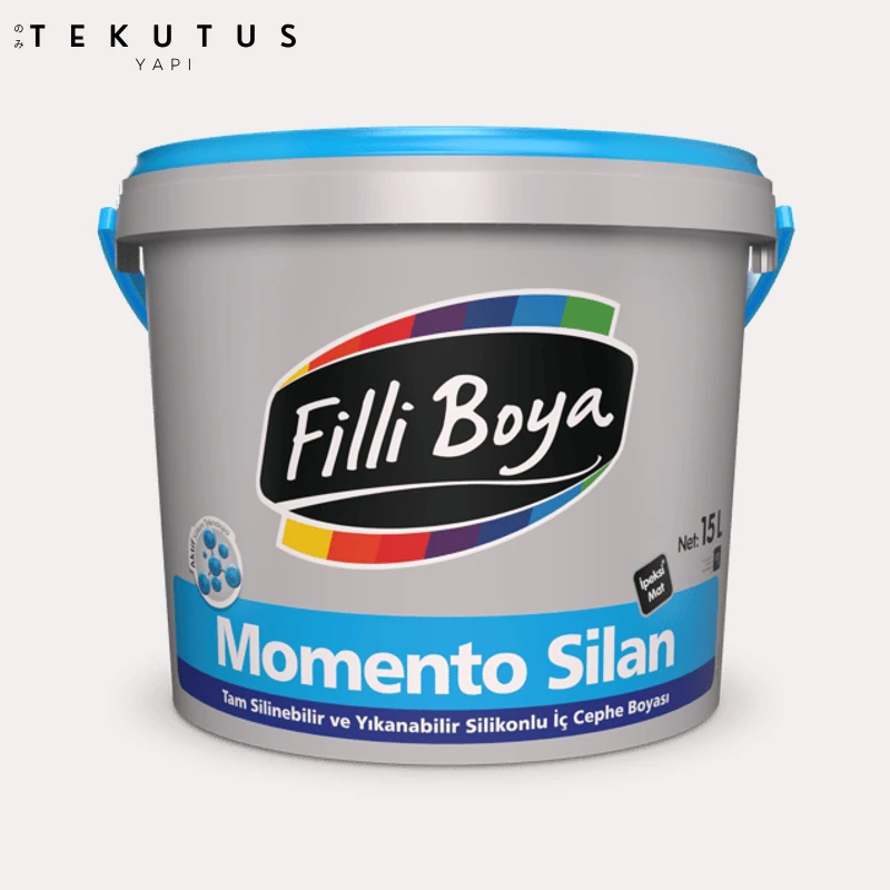 Momento Silan Silikonlu Iç Cephe Boyası 15 L Çisil