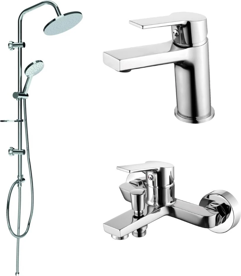 Luna Banyo Batarya Seti ve Yağmurlama Tepe Duş Sistemi