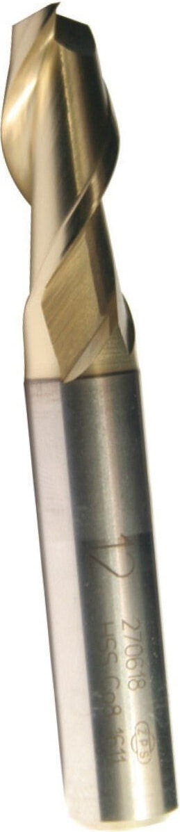 10 mm 2 Ağız Kısa Alüminyum Frezesi DIN327 Zrn