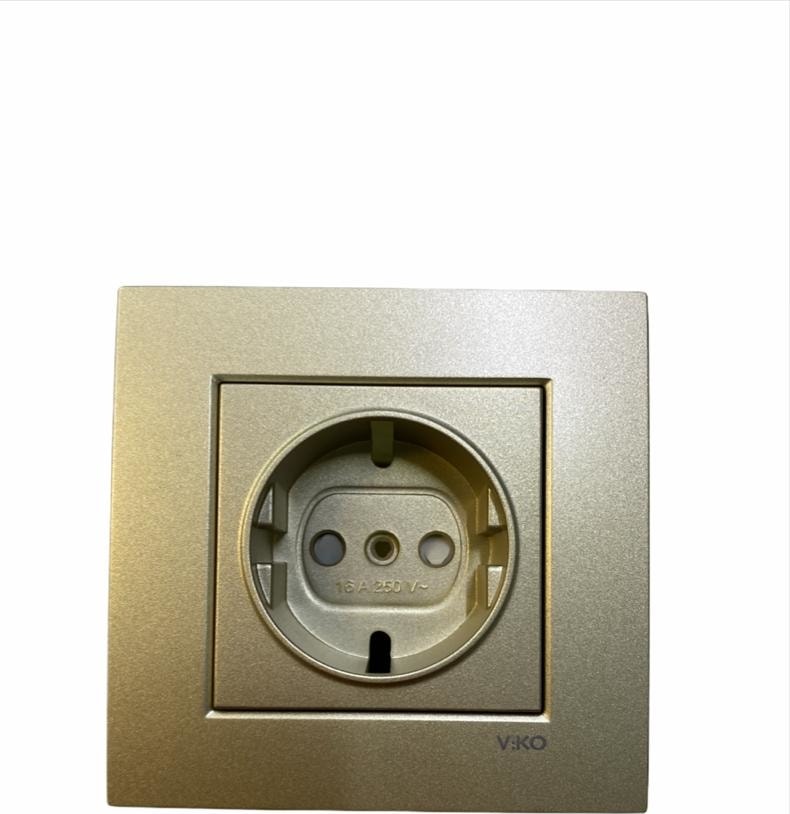 Artline Novella Bronz Topraklı Priz