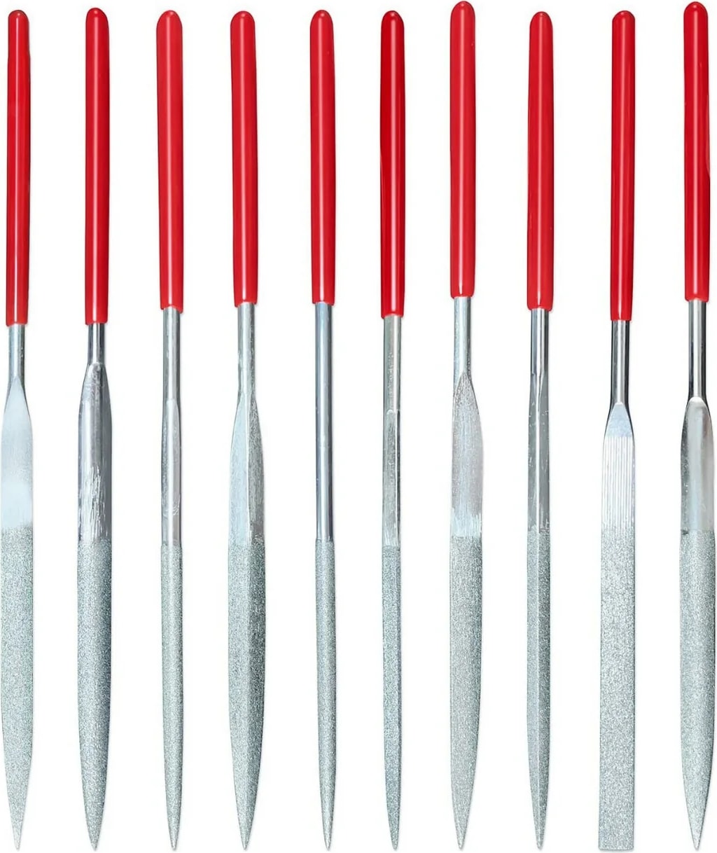 Vı 29313 Elmas Saatçi Eğe Seti 160 Mm 10 Parça