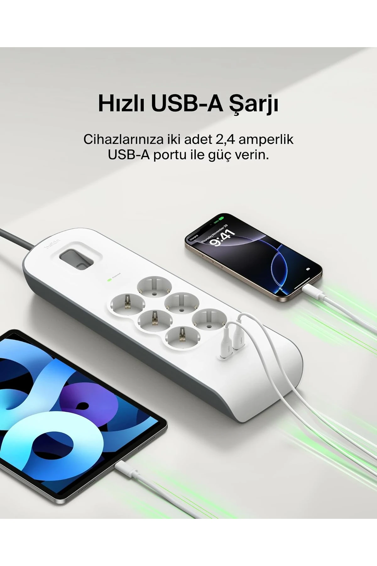 BSV604 2 METRE 6LI USBA AKIM KOR. PRIZ