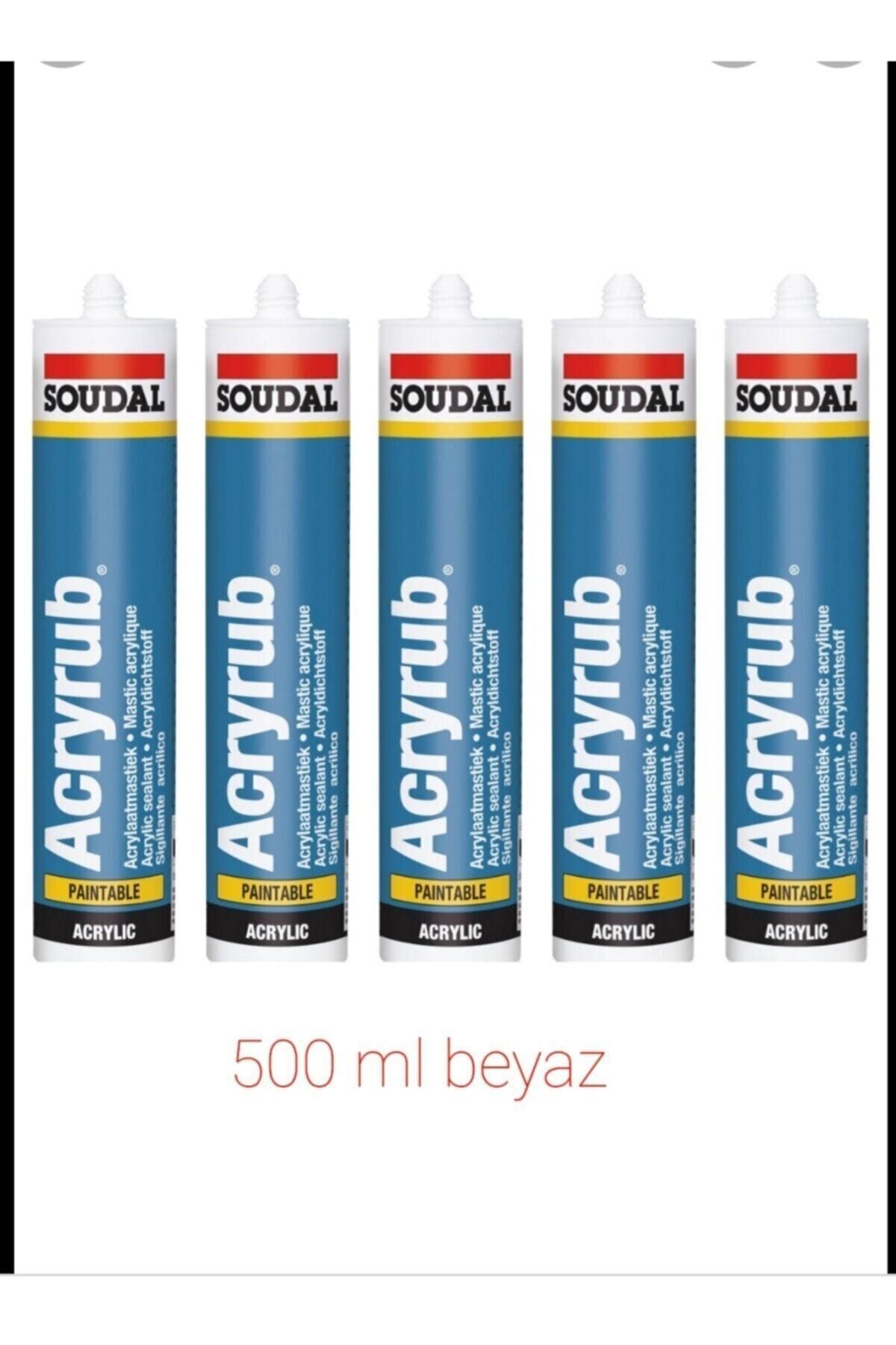 Silikonize Mastik 500gr Beyaz 5 Adet