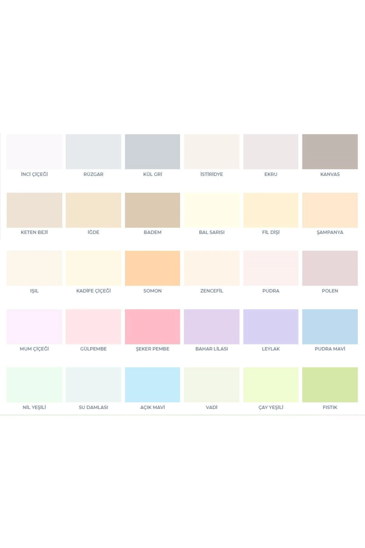 Silikonlu Mat Iç Cephe Boyası 15 Lt (431004764) Açık Mavi