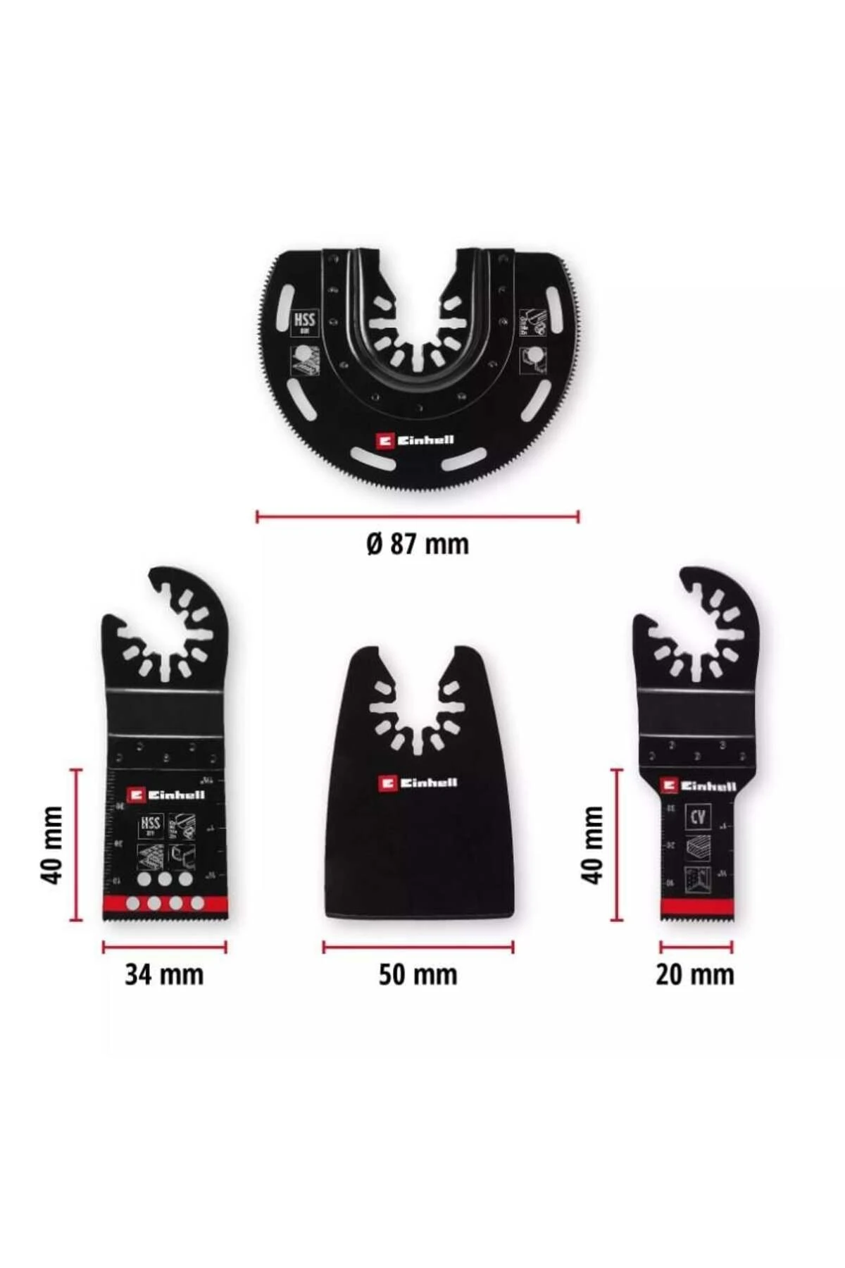 Raspalama Uç Seti 4 Parça