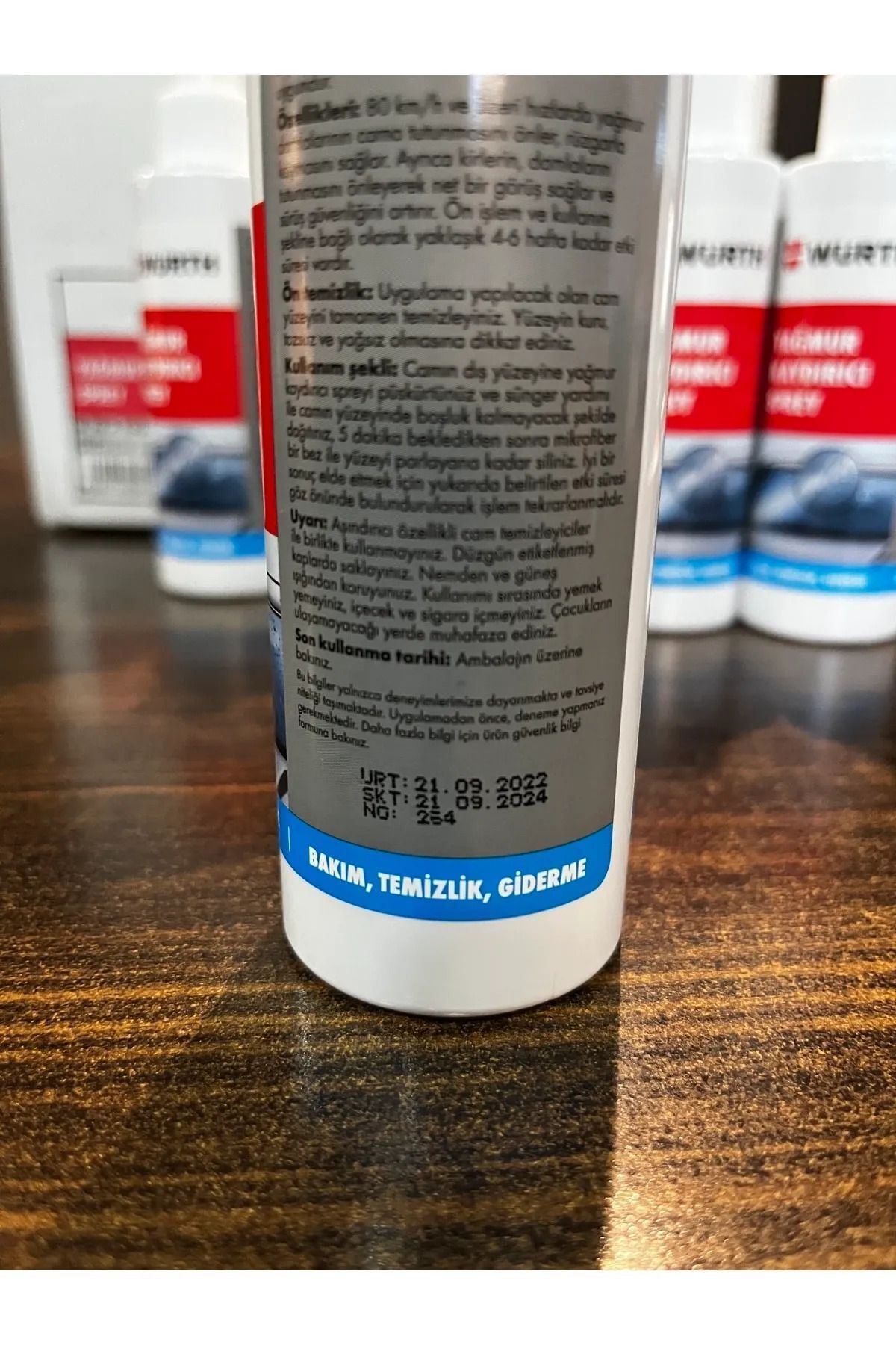 YAĞMUR KAYDIRICI SPREY CAM SU İTİCİ 2 Lİ SET 0893012419-WÜRTH