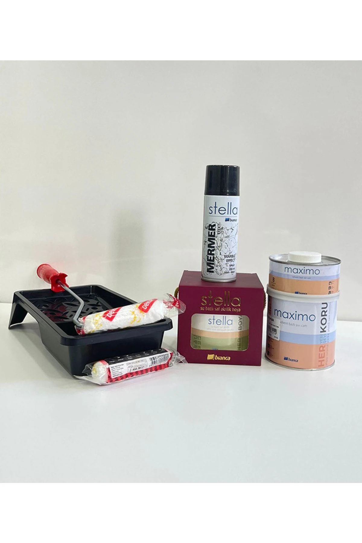 Stella Akrilik Boya Tezgah Boyama Seti 0.5 Lt