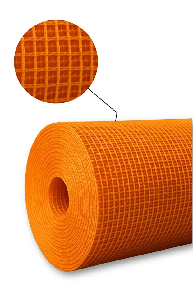 Dış Cephe Sıva Filesi Turuncu 160gr (50M2) | (1 X 50 MT) 1 Top