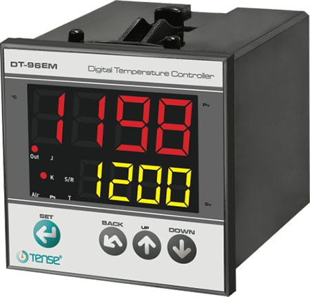 Dt-96 Em Opsiyonel Sıcaklık Kontrol Cihazı 96 x 96 J,K,S,R,T,PT100 2x4 Dijit 7 Segment